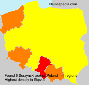 Surname Surzynski in Poland Surname Surzynski in Poland