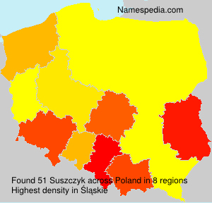 Surname Suszczyk in Poland Surname Suszczyk in Poland