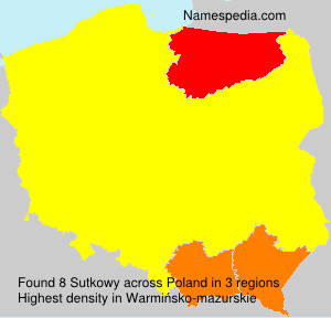 Surname Sutkowy in Poland Surname Sutkowy in Poland