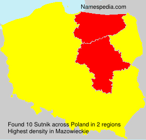 Surname Sutnik in Poland Surname Sutnik in Poland