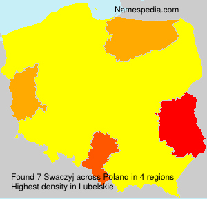 Surname Swaczyj in Poland Surname Swaczyj in Poland
