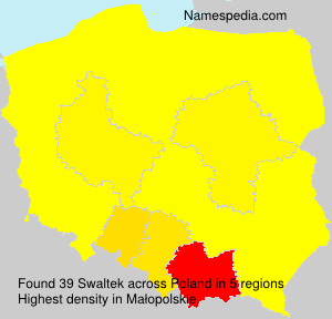 Surname Swaltek in Poland Surname Swaltek in Poland
