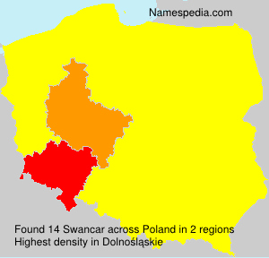 Surname Swancar in Poland Surname Swancar in Poland