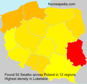 Surname Swatko in Poland Surname Swatko in Poland