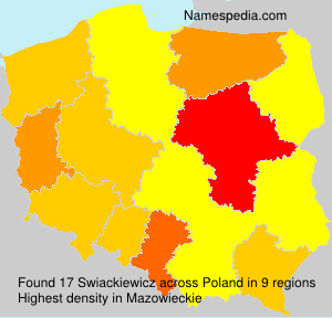 Surname Swiackiewicz in Poland Surname Swiackiewicz in Poland