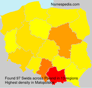 Surname Swida in Poland Surname Swida in Poland