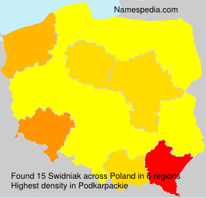 Surname Swidniak in Poland Surname Swidniak in Poland