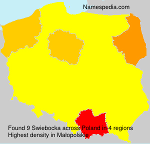 Surname Swiebocka in Poland Surname Swiebocka in Poland