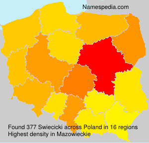 Surname Swiecicki in Poland Surname Swiecicki in Poland