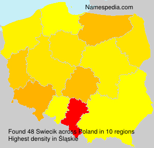 Surname Swiecik in Poland Surname Swiecik in Poland