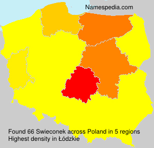 Surname Swieconek in Poland Surname Swieconek in Poland