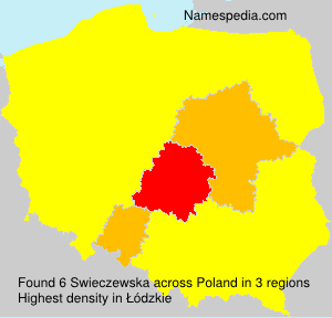 Surname Swieczewska in Poland Surname Swieczewska in Poland