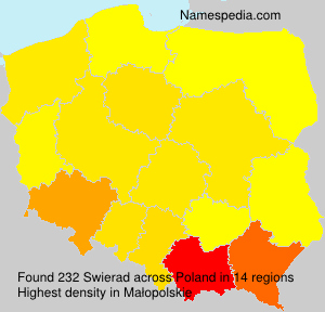 Surname Swierad in Poland Surname Swierad in Poland