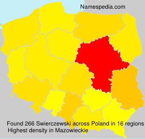 Surname Swierczewski in Poland Surname Swierczewski in Poland