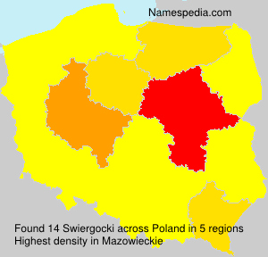 Surname Swiergocki in Poland Surname Swiergocki in Poland