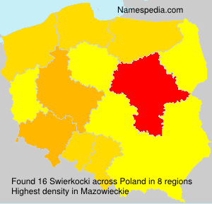 Surname Swierkocki in Poland Surname Swierkocki in Poland