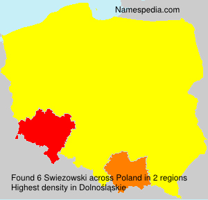 Surname Swiezowski in Poland Surname Swiezowski in Poland