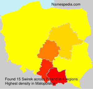 Surname Swirek in Poland Surname Swirek in Poland