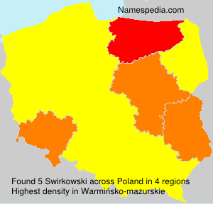 Surname Swirkowski in Poland Surname Swirkowski in Poland