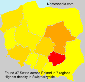 Surname Swirta in Poland Surname Swirta in Poland