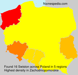 Surname Swiston in Poland Surname Swiston in Poland