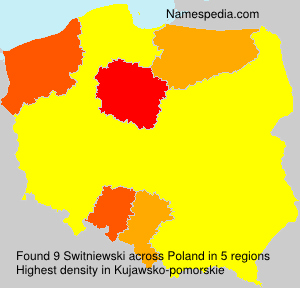 Surname Switniewski in Poland Surname Switniewski in Poland