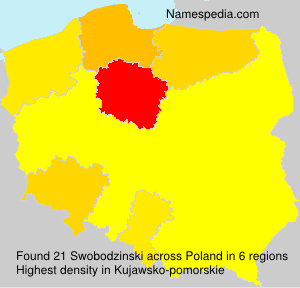 Surname Swobodzinski in Poland Surname Swobodzinski in Poland