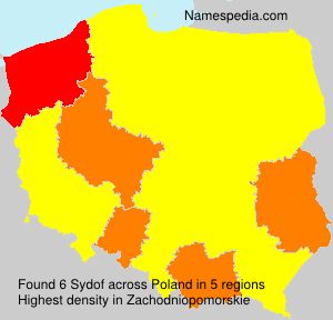 Surname Sydof in Poland Surname Sydof in Poland