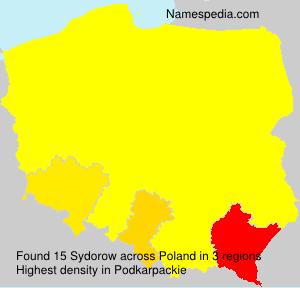 Surname Sydorow in Poland Surname Sydorow in Poland