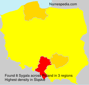 Surname Sygala in Poland Surname Sygala in Poland