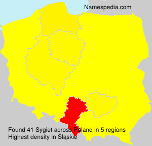 Surname Sygiet in Poland Surname Sygiet in Poland