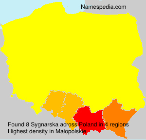 Surname Sygnarska in Poland Surname Sygnarska in Poland