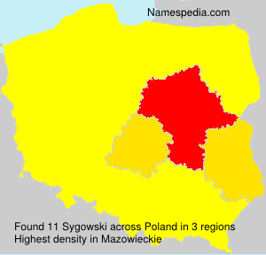 Surname Sygowski in Poland Surname Sygowski in Poland