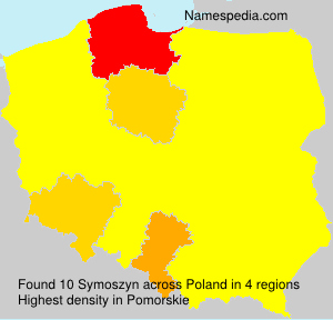 Surname Symoszyn in Poland Surname Symoszyn in Poland