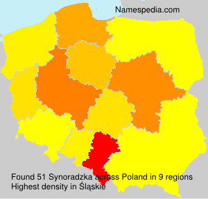 Surname Synoradzka in Poland Surname Synoradzka in Poland