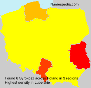 Surname Syrokosz in Poland