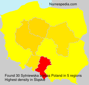 Surname Sytniewska in Poland Surname Sytniewska in Poland