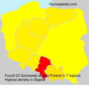 Surname Sytniewski in Poland Surname Sytniewski in Poland