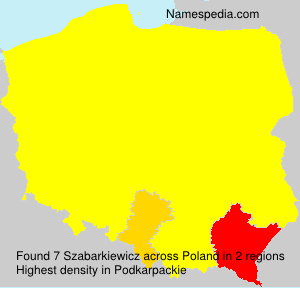 Surname Szabarkiewicz in Poland Surname Szabarkiewicz in Poland