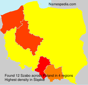 Surname Szabo in Poland Surname Szabo in Poland