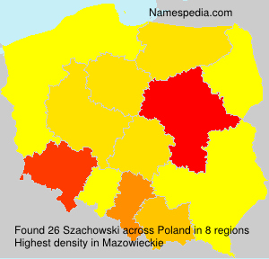Surname Szachowski in Poland Surname Szachowski in Poland
