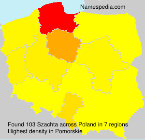 Surname Szachta in Poland Surname Szachta in Poland