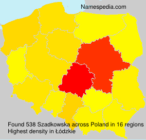 Surname Szadkowska in Poland Surname Szadkowska in Poland