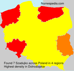 Surname Szadujko in Poland Surname Szadujko in Poland