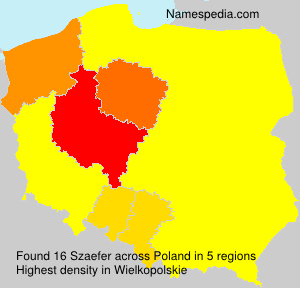 Surname Szaefer in Poland Surname Szaefer in Poland