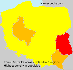 Surname Szafka in Poland Surname Szafka in Poland