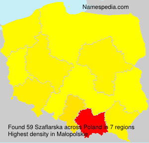 Surname Szaflarska in Poland Surname Szaflarska in Poland