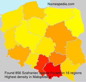 Surname Szafraniec in Poland Surname Szafraniec in Poland