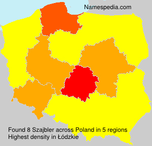 Surname Szajbler in Poland Surname Szajbler in Poland