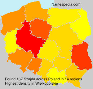 Surname Szajda in Poland Surname Szajda in Poland